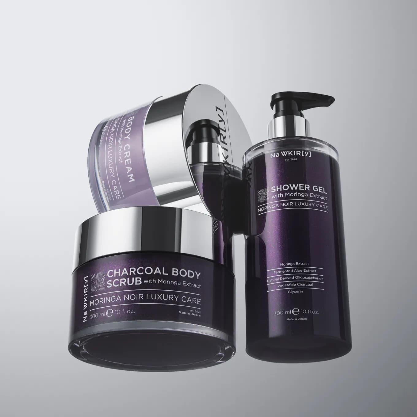 Гель для душу з екстрактом морінги - Moringa Noir Luxury Care 4