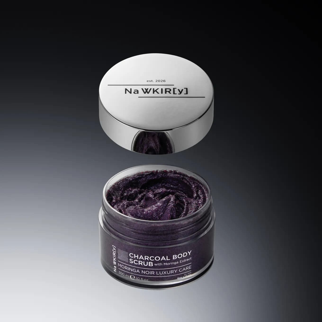 Вугільний скраб для тіла з екстрактом морінги - Moringa Noir Luxury Care 4