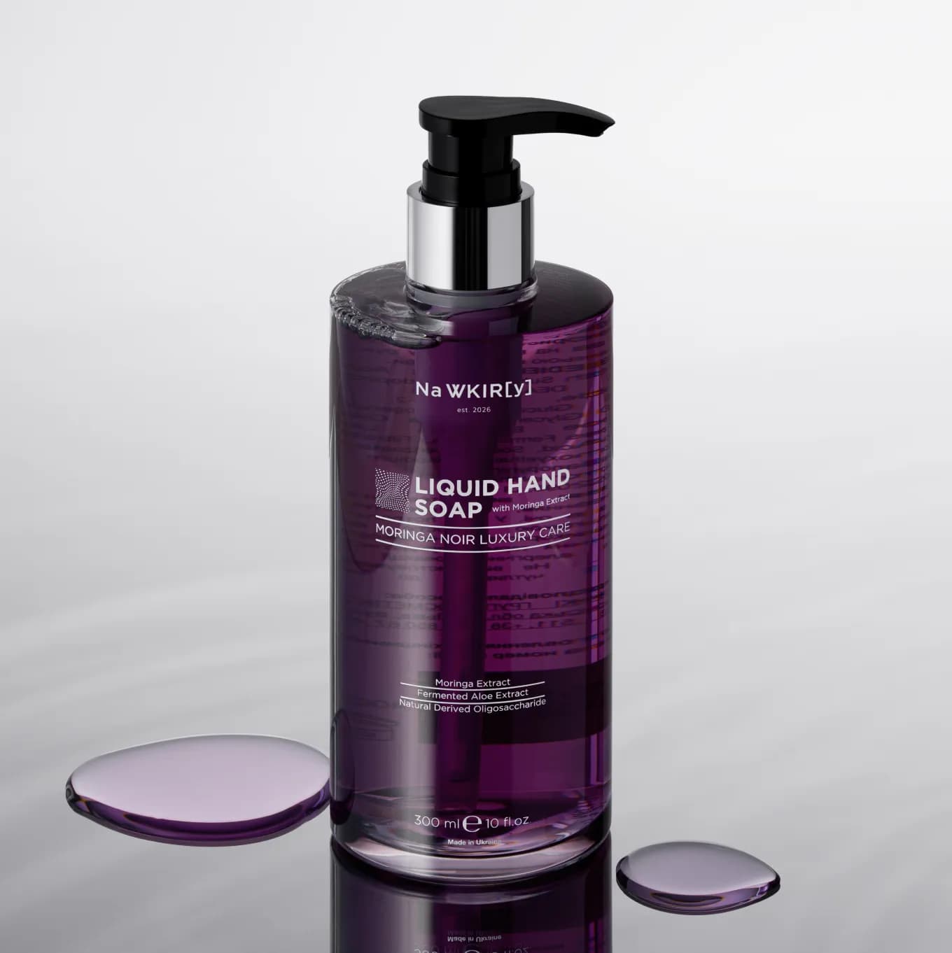 Рідке мило для рук з екстрактом морінги - Liquid Hand Soap with Moringa Extract  3