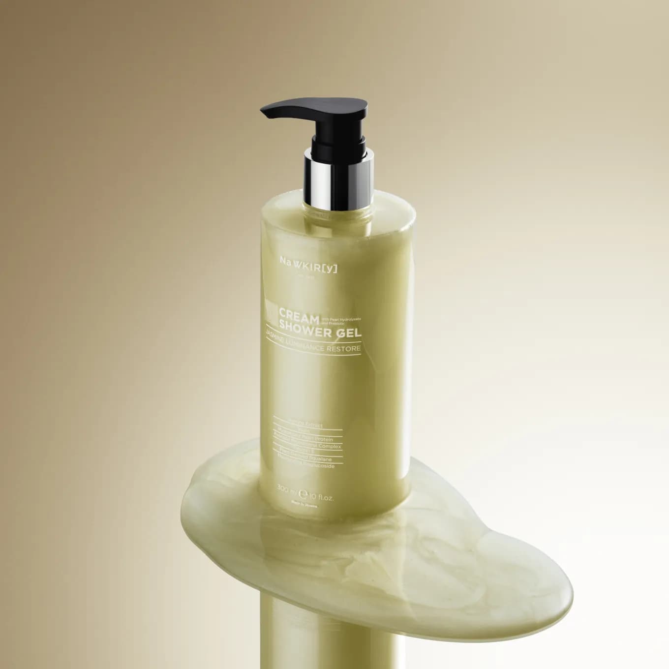 Крем-гель для душу - Cream Shower Gel with Pearl Hydrolysate and Prebiotic  4